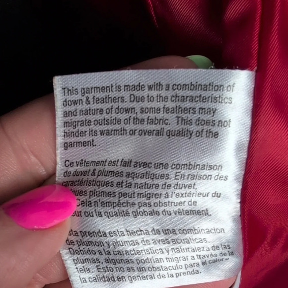 Michael Kors Red Quilted Hooded Vest - Picture 14 of 16